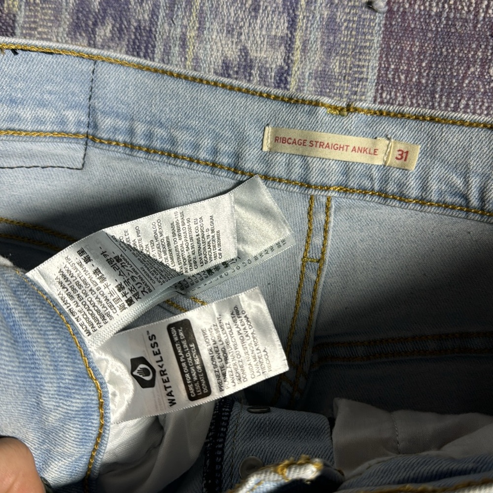Levi's Women's Ribcage Straight Ankle Jeans - Picture 12 of 14